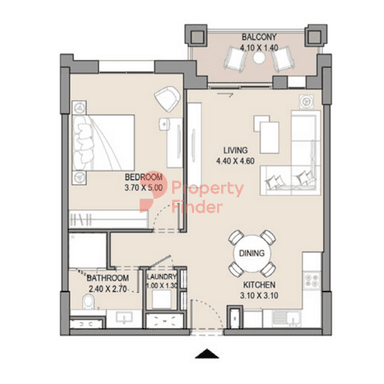 1 Bedroom Apartment