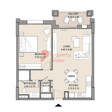 1 Bedroom Apartment