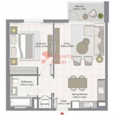 1 Bedroom Apartment