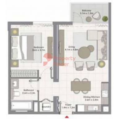 1 Bedroom Apartment