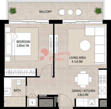 1 Bedroom Apartment