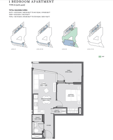 1 Bedroom Apartment