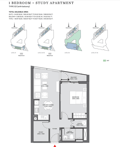 1 Bedroom Apartment