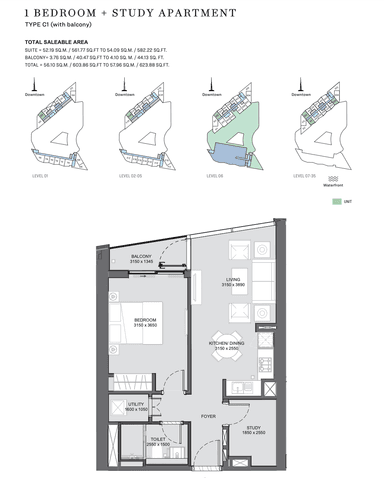1 Bedroom Apartment