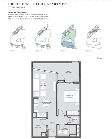 1 Bedroom Apartment