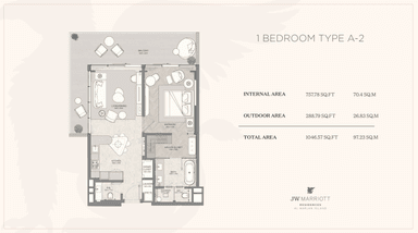 Type A-2 | 1 BR
