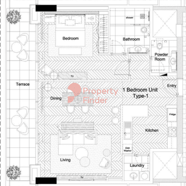 1 Bedroom Apartment