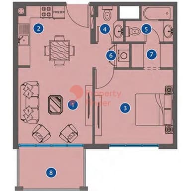 1 Bedroom Apartment