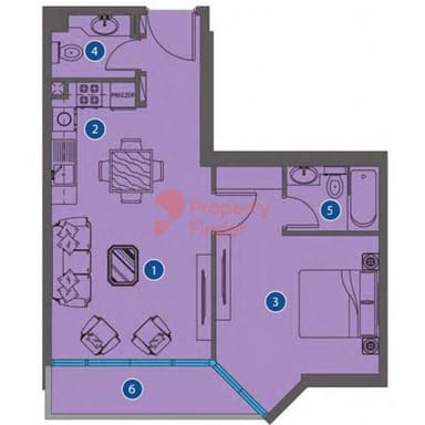1 Bedroom Apartment