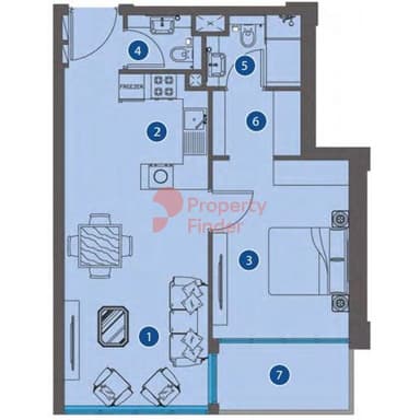 1 Bedroom Apartment