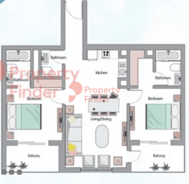 2 Bedroom Apartment