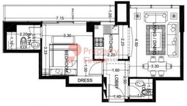 1 Bedroom Apartment