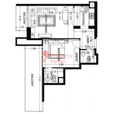 1 Bedroom Apartment