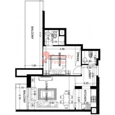 1 Bedroom Apartment