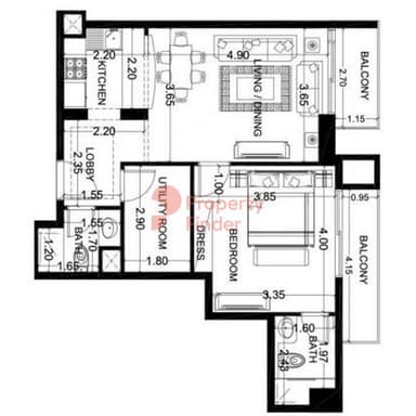 1 Bedroom Apartment