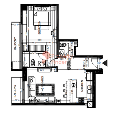 1 Bedroom Apartment
