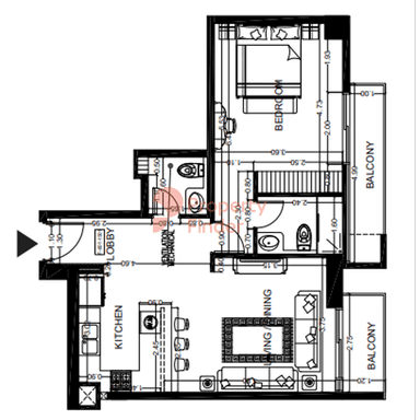 1 Bedroom Apartment