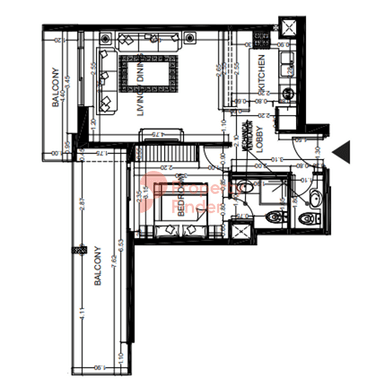 1 Bedroom Apartment