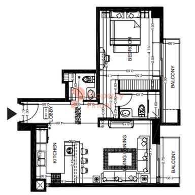 1 Bedroom Apartment