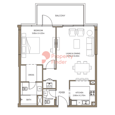 1 Bedroom Apartment