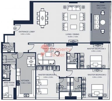 3 Bedroom Apartment