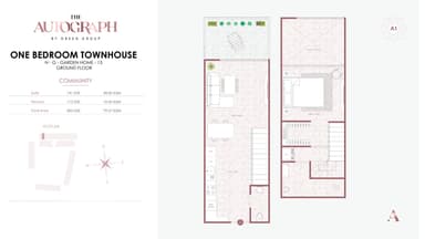 1 Bedroom Townhouse