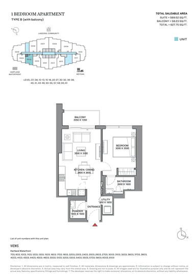 1 Bedroom Apartment