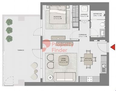 1 Bedroom Apartment