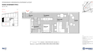 Type B - Apt. no. 104