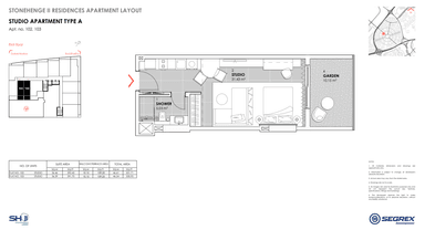 Type A - Apt. no. 102, 103