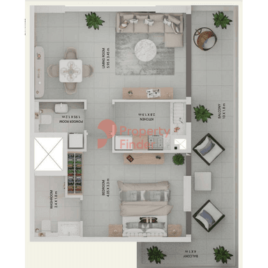 1 Bedroom Apartment