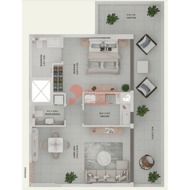 1 Bedroom Apartment