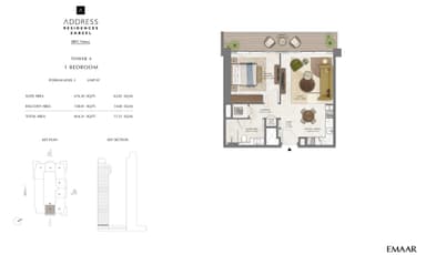 Unit 7, Podium Level 3 Tower 4 1BD