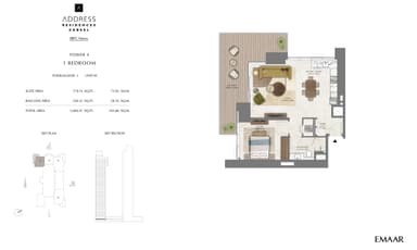 Unit 1, Podium Level 1 Tower 4 1BD