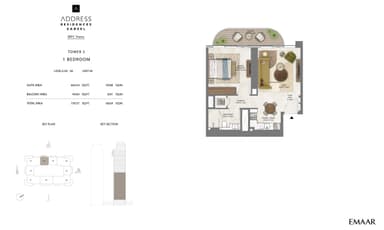 Unit 4, Level 4-28 - Tower 3 - 1BR ( A8 )