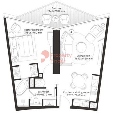 1 Bedroom Apartment