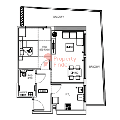 1 Bedroom Apartment