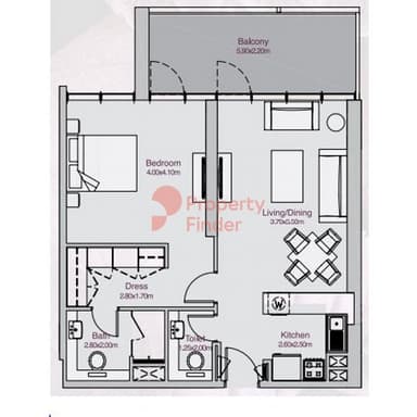 1 Bedroom Apartment