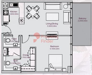 1 Bedroom Apartment