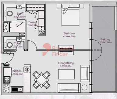 1 Bedroom Apartment