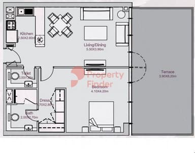 1 Bedroom Apartment