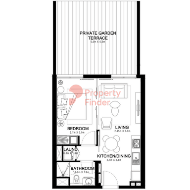 1 Bedroom Apartment