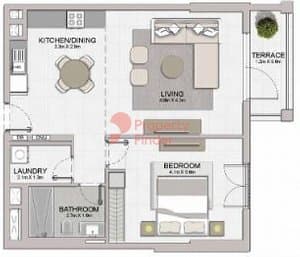Type 4 Level 1,2,3,4,5,6 - Building 3 -1BD - 4