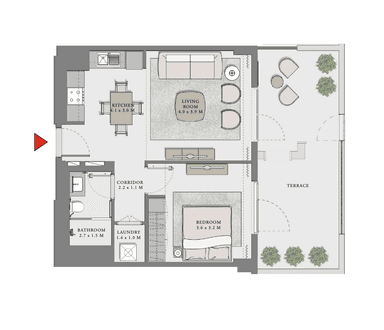 1 Bedroom Apartment