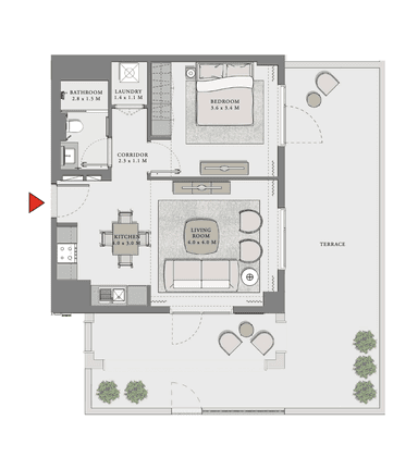1 Bedroom Apartment