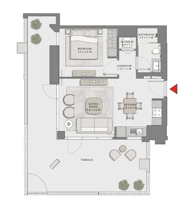 1 Bedroom Apartment