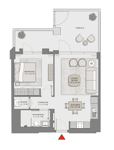 1 Bedroom Apartment
