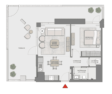 1 Bedroom Apartment