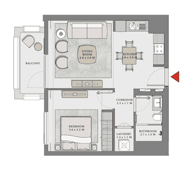 Unit 01, Level 02-06 Building 1