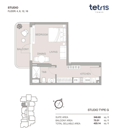 Studio Floor 4, 8, 12, 16
